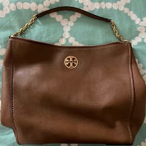 Tory Burch Carson Top Handle Leather Hobo Bag